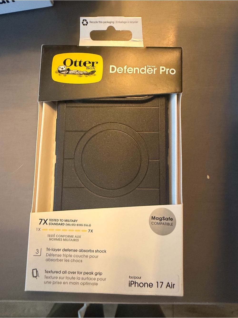 OtterBox Defender Pro Case for iPhone 17 Air - Black
